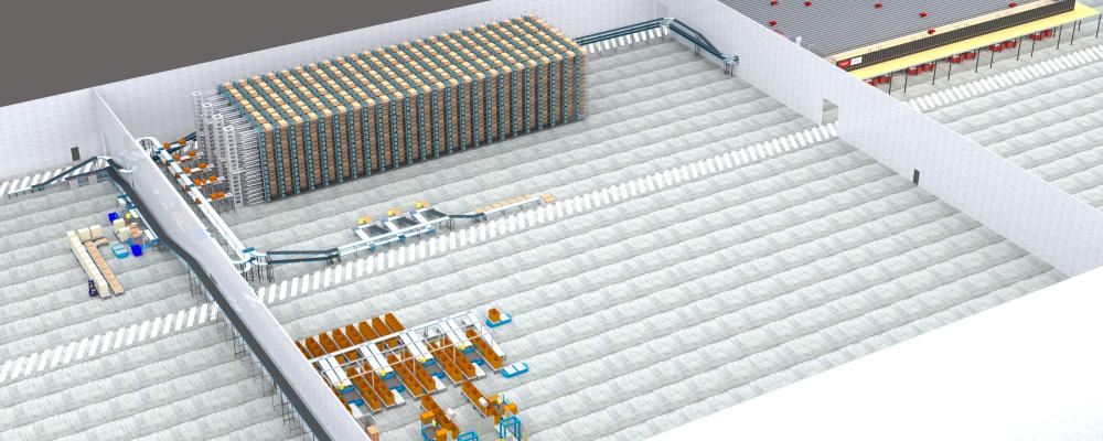 Speeds logistiklösning inkluderar 16 AutoStore robotar och 16 shuttlar. Foto. Autostore
