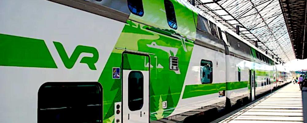 Enligt VR växer intresset för resor med lägre utsläpp, samtidigt som allt fler väljer tåget framför andra transportmedel. Under 2025 köptes 16,1 miljoner långdistansresor med VR i Finland, vilket innebar nytt rekord för tredje året i rad. Foto: VR, kredit: Soile Laaksonen