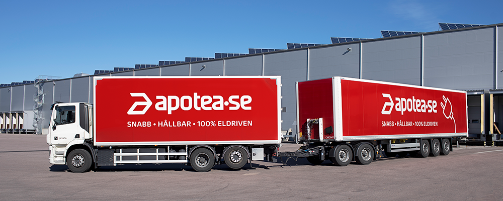Apoteas lager i Morgongåva. Pressfoto: Apotea