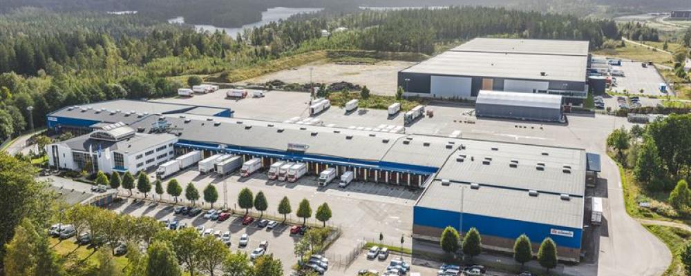 Logistikfastigheten i Borås. Foto: SLP