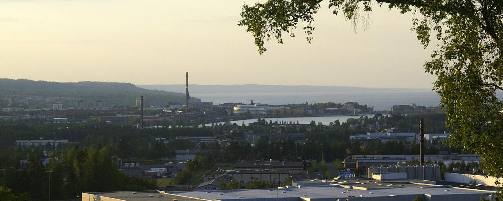 Ljungarums industriområde. Jönköping i bakgrunden med Munksjön och Vättern. Foto: Moralist/Wikimedia Commons/https://commons.wikimedia.org/wiki/File:Ljungarums_industriomr%C3%A5de_och_J%C3%B6nk%C3%B6ping.JPG