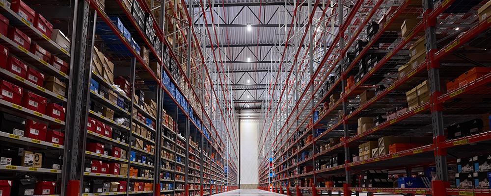 Centrallagret. Foto: Intersport