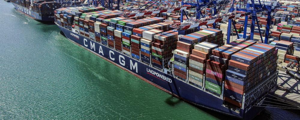 För första gången någonsin får APM Terminals i Göteborg tre veckovisa direktanlöp till Asien. Foto: APM Terminals