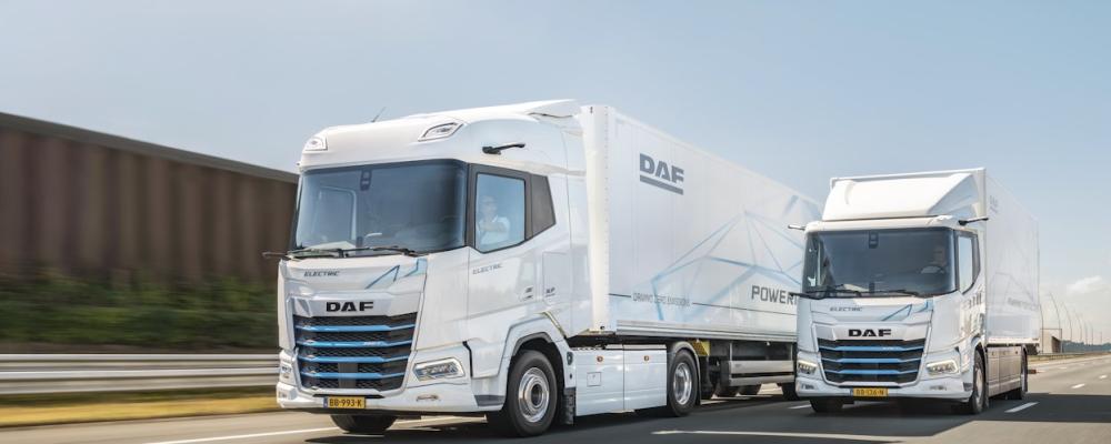 DAF:s eldrivna XD- och XF-modeller utvecklades för både stads- och regiontrafik samt längre transporter. Foto: Tillverkaren**