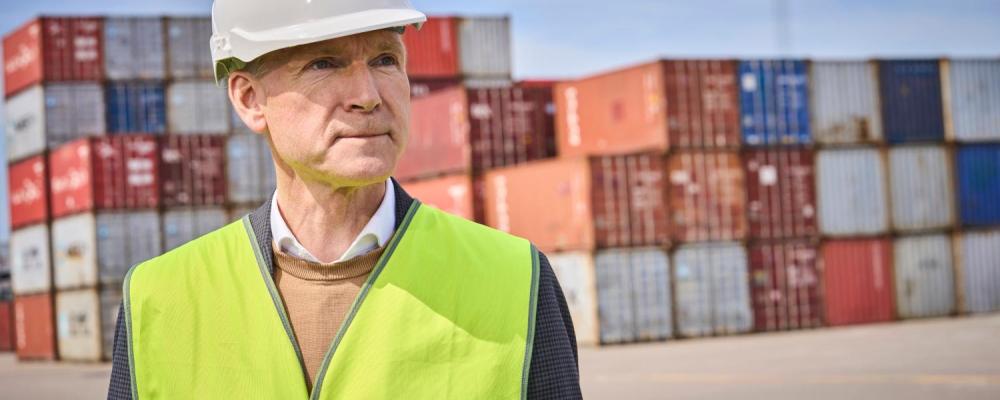 Kristian Thulesen Dahl, administrerende direktør i Port of Aalborg, blickar framåt med tillförsikt. Foto: The Port of Aalborg