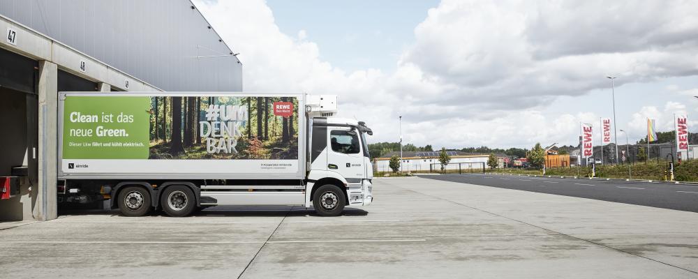 En av Einrides lastbilar. Pressbild: Einride