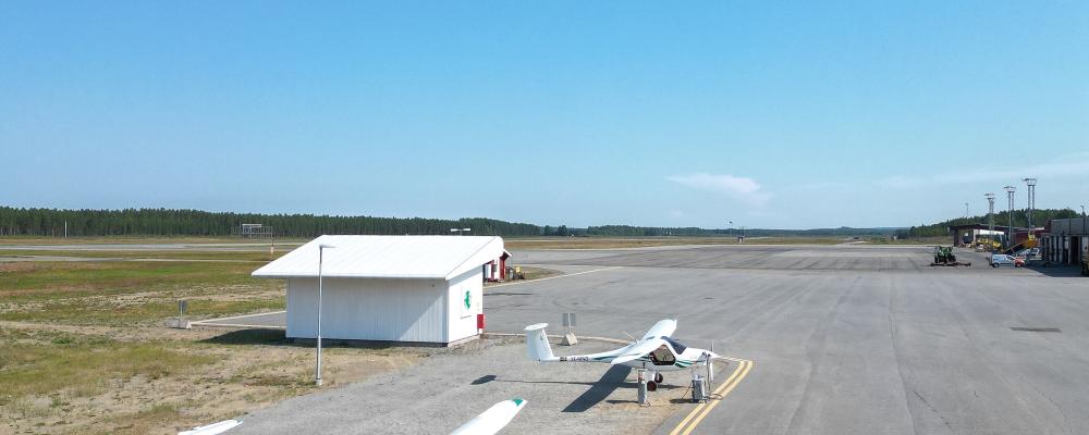 Elflygplan. Foto: Skellefteå Airport
