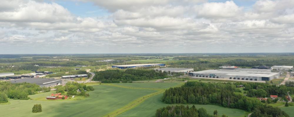 Enköping ligger mitt i Sveriges och Nordens transportkorridor. Foto: Erik Ågerup