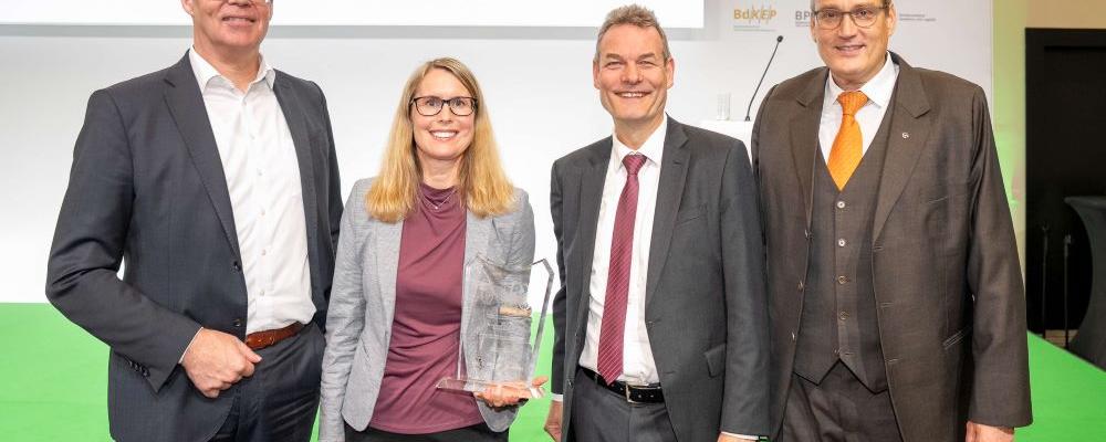 John Fehlauer, Anna Theander, Stefan Grieger och Michael Weyde. Foto: Dekra