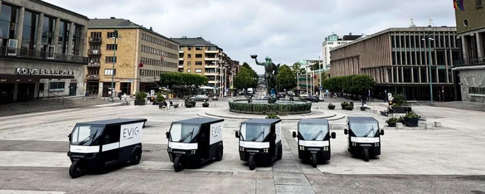 EVIG är företagets helelektriska transport- och arbetsbil. Foto: Clean Motion