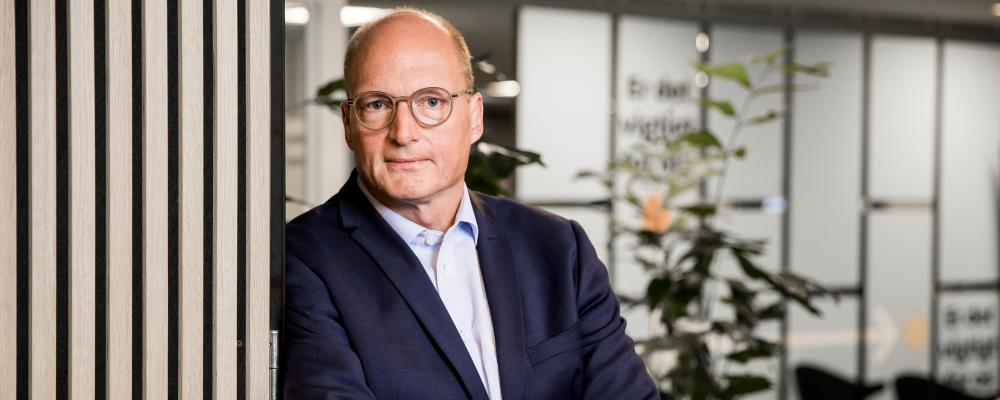 – Vi vill ju fortsätta växa. Därför behöver vi mer kapacitet, säger Steen Ravnsbæk Kristensen, Managing Director på GLS Danmark. Foto: GLS