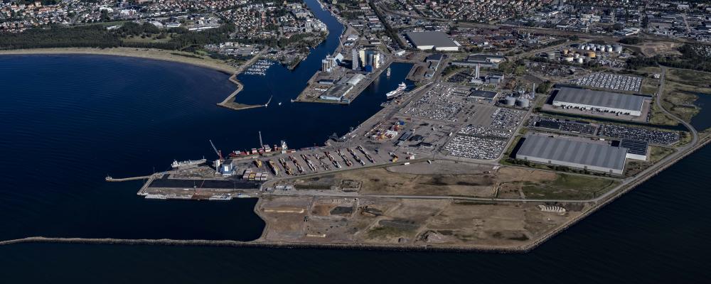 Hallands Hamn. Foto: Hallands Hamnar