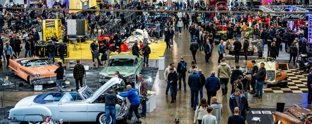 I år besöktes Custom Motor Show av 91472 besökare från långfredag till och med annandag påsk. Foto: Gunnar Ljungstedt