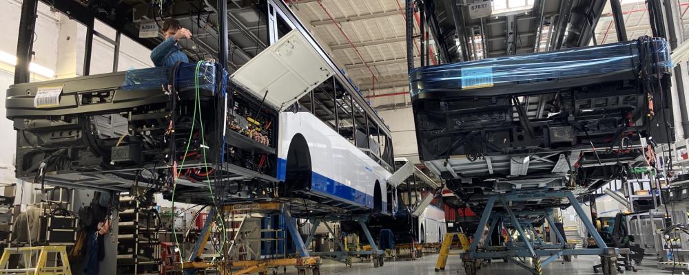 Det nya testcentret är integrerat i den befintliga fabriken i Vysoké Mýto, som är Iveco Bus största tillverkningsenhet. Foto: Iveco Bus