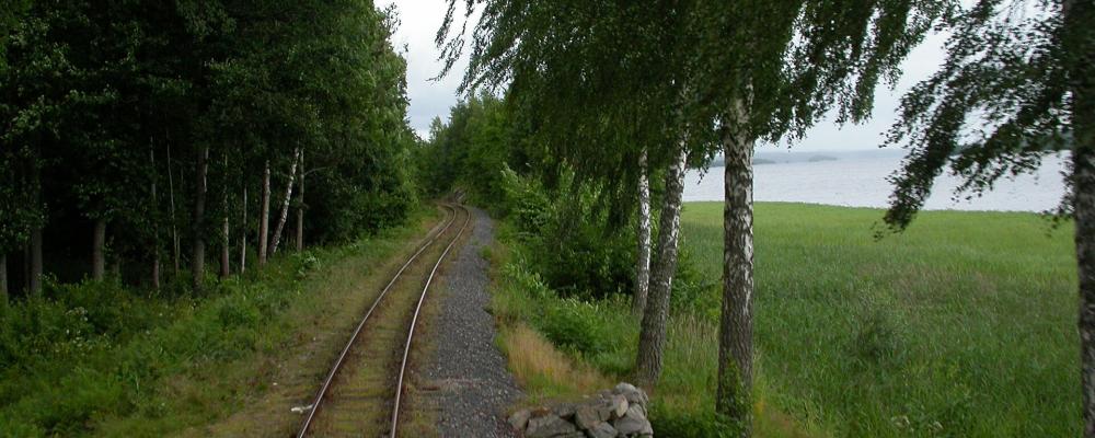 Museijärnvägen Anten–Gräfsnäs i Västra Götaland, söder om Kvarnabo mellan Alingsås och Gräfsnäs. Foto: Joel Grafström/WikimediaCommons/https://commons.wikimedia.org/wiki/File:Anten-Grafsnas_railway_south_of_Kvarnabo_20110724.JPG