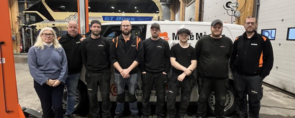 Malte Månsons team i Karlstads team. Foto: Malte Månson