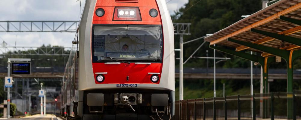 Kaunas järnvägstation. – Kaunas kommer att bli en viktig logistisk knutpunkt, säger Mykolas Dumbrava, chef för Rail Baltica Design Division. Foto: Rail Baltica