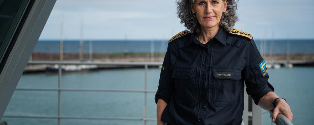 Generaldirektör Lena Lindgren Schelin. Pressbild: Kustbevakningen