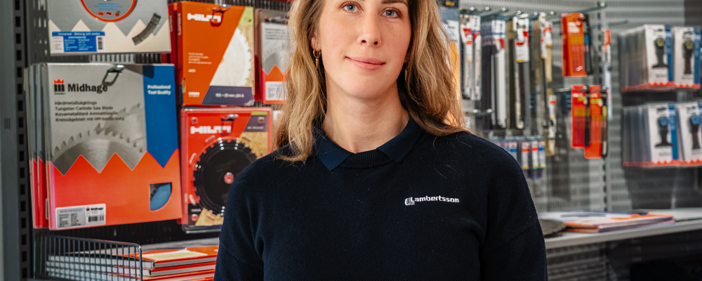 Linnéa Widerdal tillträdde som Lambertssons nya depåchef i Frihamnen i i höstas. Foto: Lambertsson