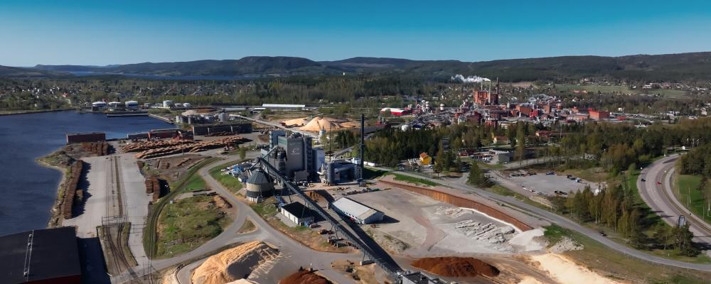 Övik Energi Hörneborg kraftvärmeverk. Bild: Övik Energi