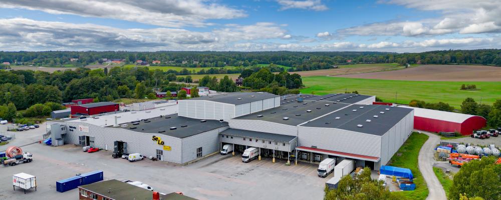 Fastigheten har en uthyrningsbar yta om cirka 19 000 kvadratmeter. Foto: Logistea