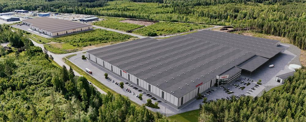 Centret på 103 000 kvadratmeter beräknas stå klart i början av 2027. Bild: Hitachi Energy