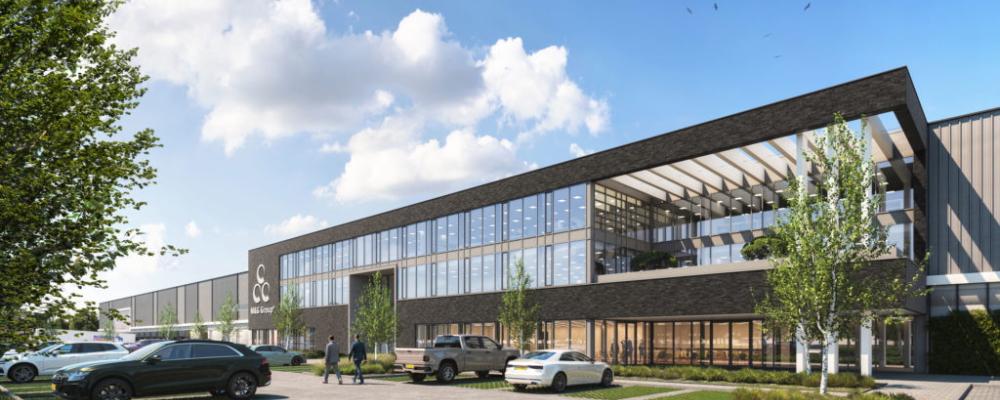 Brittiska kapitalförvaltaren M&G:s nya koncernbyggnad. Kapitalförvaltarens experter slår larm om ett ”chockartat fall när det gäller USA:s fraktvolymer”. Illustration: M&G