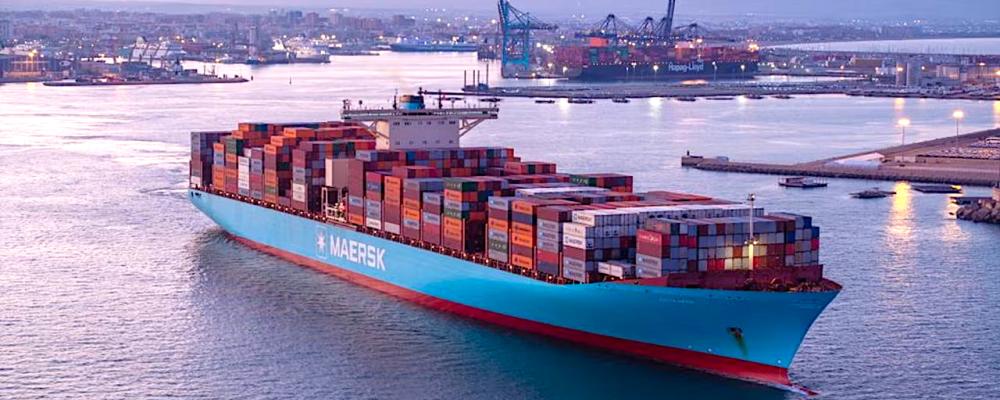 Rädslan för ett galopperande tullkrig mellan USA och Europa gjorde årets andra kvartal oväntat bra för A.P. Møller-Mærsk. Foto: Maersk