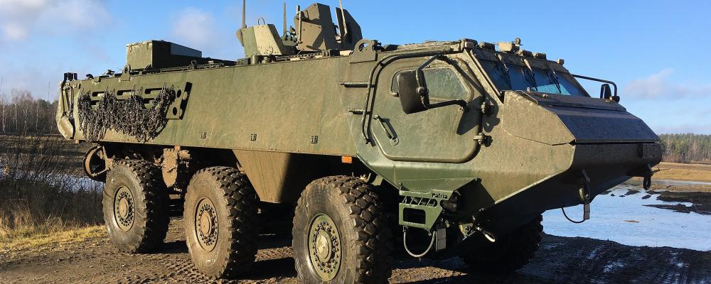 Patria har via CAVS-programmet redan mottagit beställningar på över 1 000 fordon av typen Patria 6x6. Foto: Wikipedia Commons Lic. Kredit:TnTkr