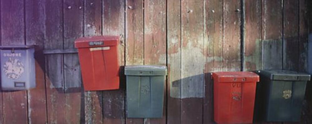 Brevlådor. Foto: PTS