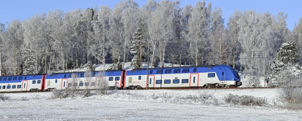 Mälartåg. Foto Niklas Björling