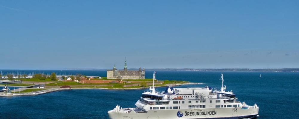 Passagerarantalet fortsätter att öka för Öresundslinjens färjor, och inte sedan sommaren 2022, direkt efter covid-pandemin, har så många rest med Öresundslinjen. Foto: Molslinjen