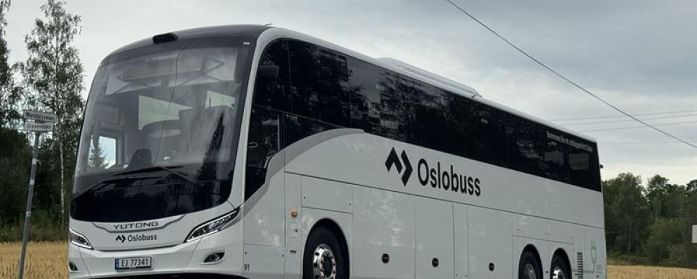 Det norska bussbolaget har cirka 210 medarbetare och 62 bussar med en stor andel elektriska fordon. Foto: Nobina