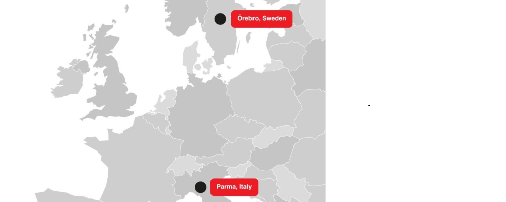 En ny direktförbindelse mellan Parma och Sverige med en transittid på tre dygn. Bild: Nurminen