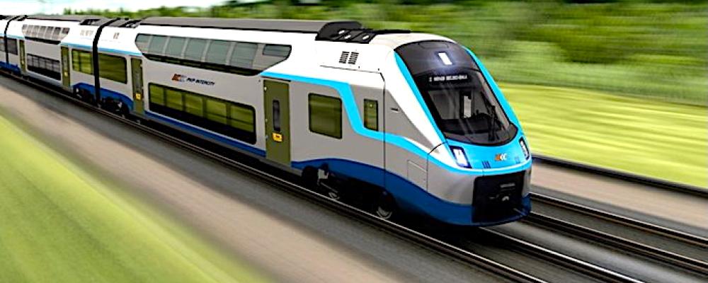 PKP Intercity planerar att köpa upp till 55 höghastighetståg med en topphastighet på 320 km/h. De nya tågen ska trafikera den kommande Y-linjen och stärka både inrikes- och internationella järnvägsförbindelser. Illustration: PKP Intercity.