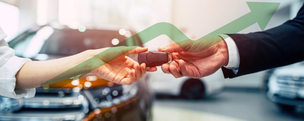 Under 2025 ökade både volymerna och andelen privatleasing, som nu står för nära varannan ny bil på privatmarknaden. Foto: vroom