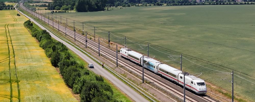 Testtåg i Tyskland körde i 405 km/h mellan Erfurt och Leipzig. Foto: Deutsche Bahn AG / Oliver Lang