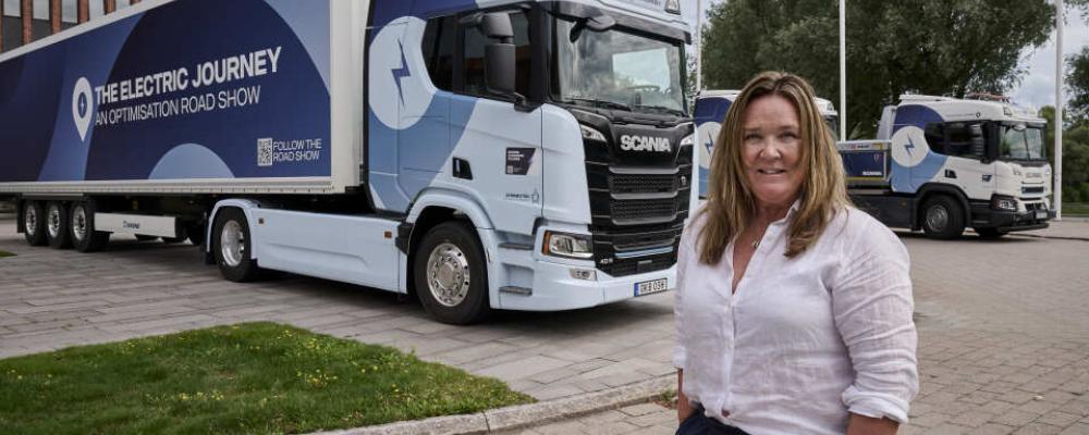 Alexandra Österplan, E-mobility stream leader på Scania. Foto: Scania