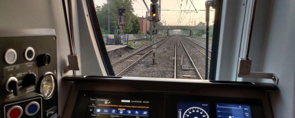 Siemens testar automatiska tåg på järnväg i Finland. Foto: Siemens Mobility