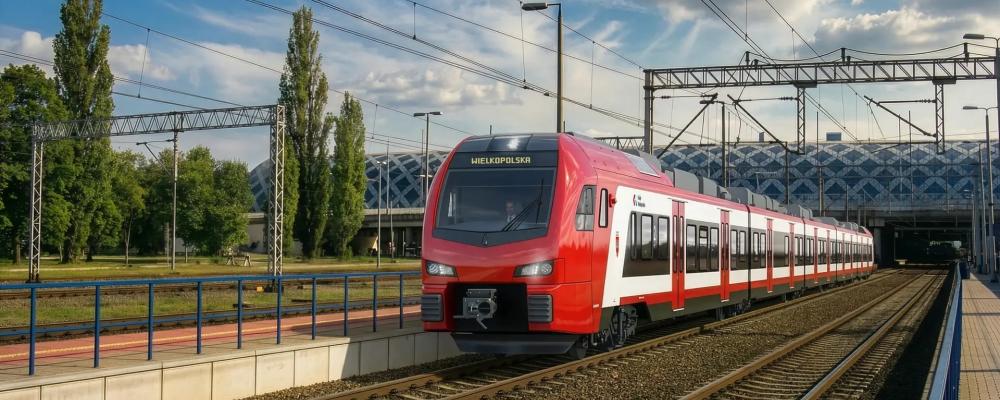Stadler och marskalkämbetet i Storpolens vojvodskap har undertecknat ett avtal om leverans av upp till 20 FLIRT-tåg. Fordonen ska från 2028 bidra till ett mer hållbart och effektivt regionalt och stadsnära transportsystem. Tågen kommer att byggas i Polen. Foto: Stadler