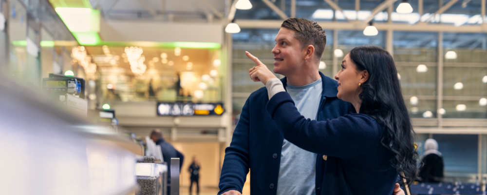 Arlanda hade totalt drygt 1,6 miljoner resenärer under februari, vilket är en ökning med sju procent jämfört med februari förra året. Foto: Swedavia