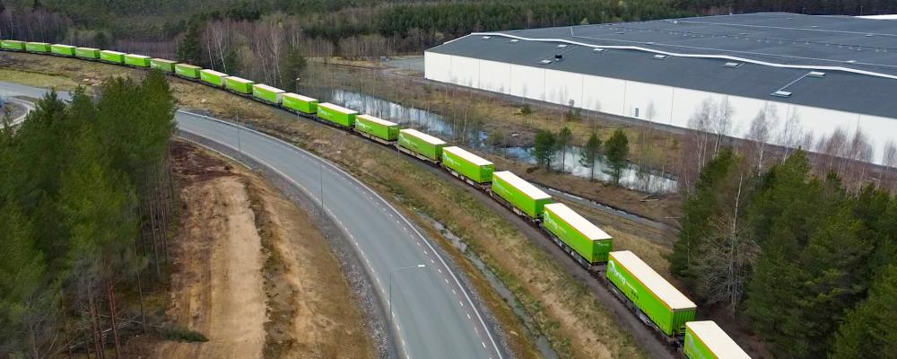 Tåget körs helt i egen regi. Foto: Bring