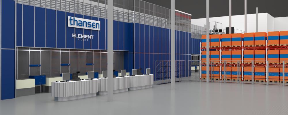 AutoStore-anläggningen i Sofiemyr blir den första i sitt slag i Norge och väntas tas i drift i augusti 2025. Bild: Element Logic