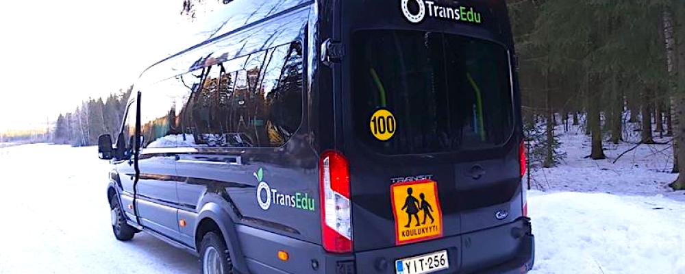 TransEdu, del av Nobina, får förnyat och utökat uppdrag i Helsingfors med 15 elfordon för serviceresor. Foto: Nobina