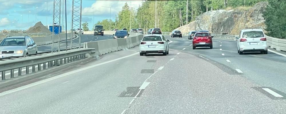 Tvärförbindelse Södertörn vid Vårby i södra Stockholm 2024. Foto: Stina Wickenberg