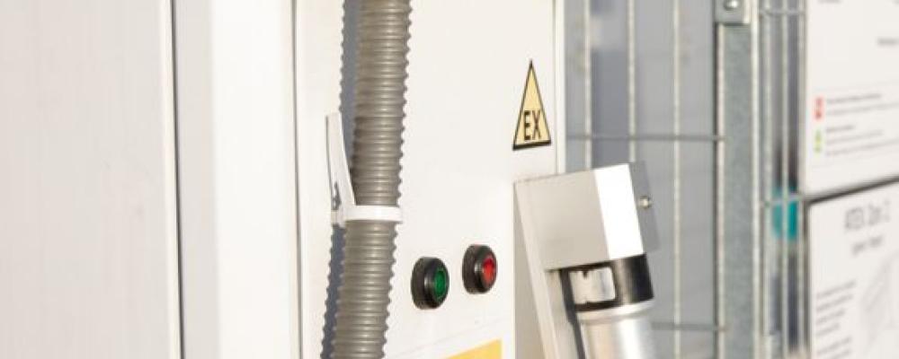 Tankstation för vätgas Borlänge. Foto Trafikverket