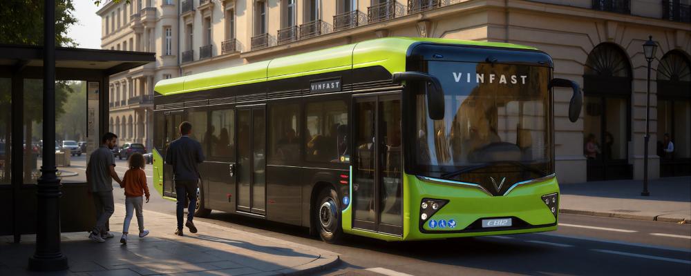 VinFast kommer att presentera sina nya elbussmodeller på Busworld Europe 2025 Bild: Vinfast
