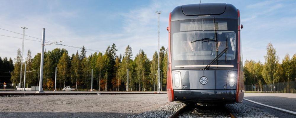 Tammerfors spårväg planerar att utvidgas i riktning mot stadsdelen Vuores. Sweco tar fram den nya huvudplanen. Foto: Pasi Tiitola / Tampereen Raitiotie Oy.