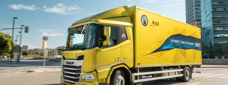 DAF Trucks ser tillbaka på ett utmärkt år. Nya rekord har satts, både i den europeiska marknadsandelen och produktionsvolymen. Foto: DAF Trucks