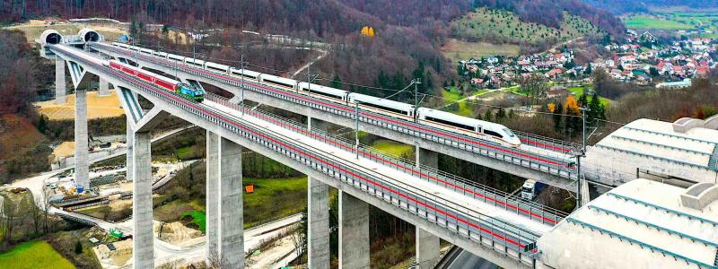 Filstalbron i tyska delstaten Baden-Württenberg. Foto Deutsche Bahn AG / Andreas Labes.